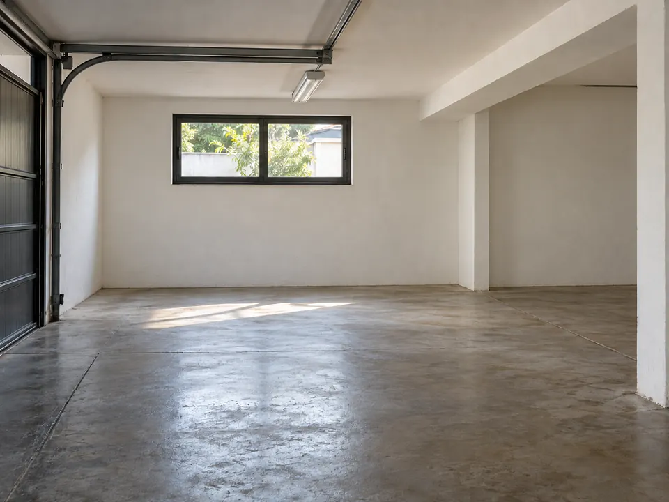 Cave com acabamento de parede renovado